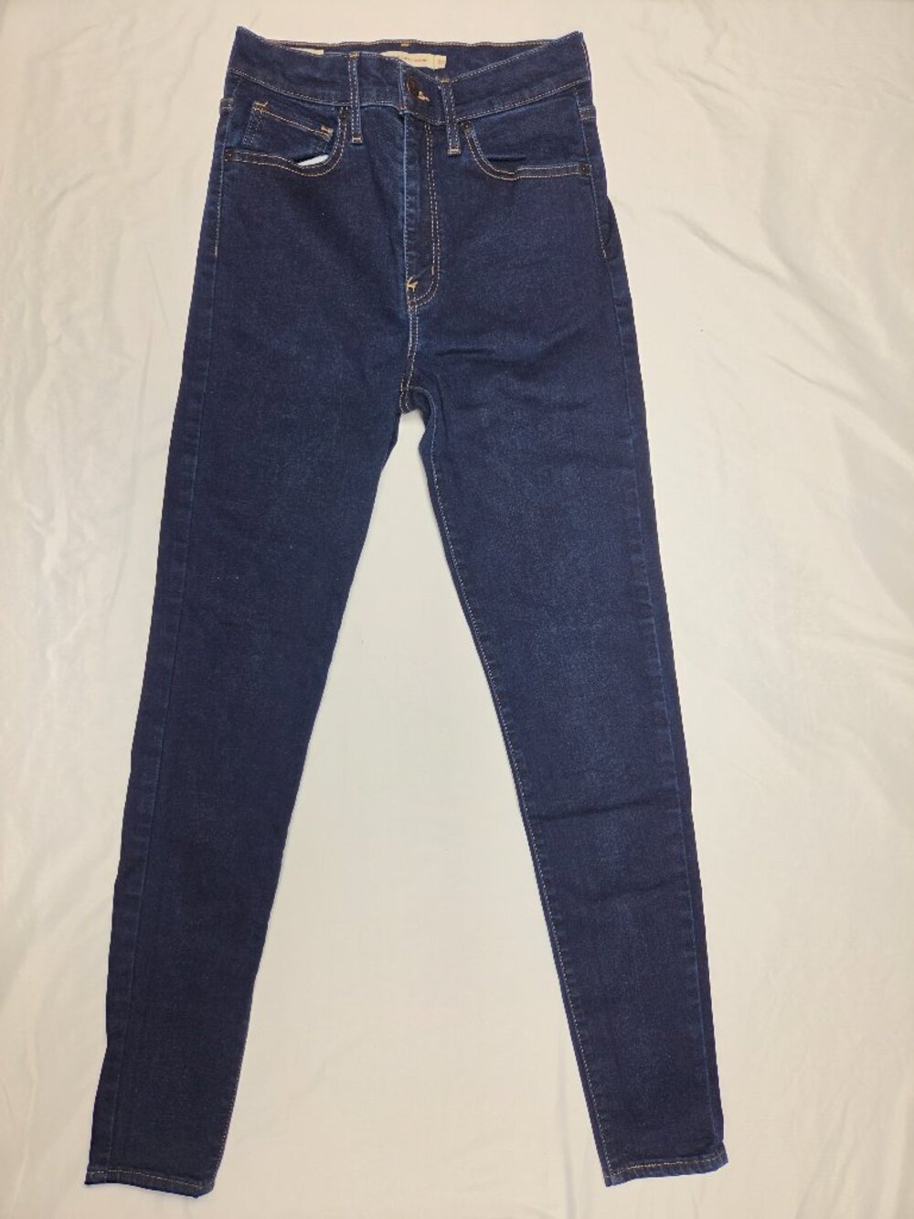 Levi's Premium Mile High Super Skinny Jeans Size 28 Dark Wash